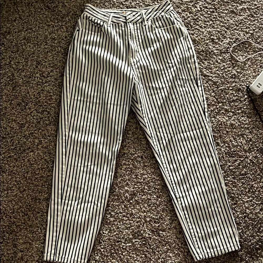 VRG GRL Pin Striped Jeans